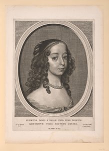 Albertine Agnes, Princess of Orange Nassau, from Nine Portraits