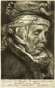 Head of an Old Woman (so-called portrait of Visscher