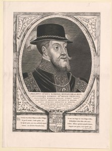King Philip II of Spain by Cornelis Visscher