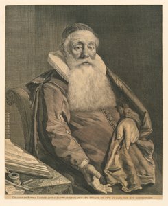 Portrait of Gellius de Bouma by Cornelis Visscher