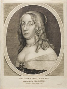 Queen Christina of Sweden by Cornelis Visscher