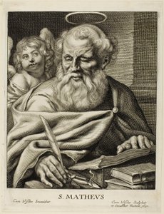 Saint Matthew by Cornelis Visscher
