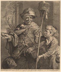 The Seller of Rat Poison by Cornelis Visscher