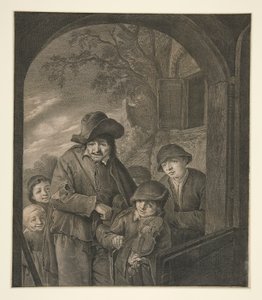 Untitled (Musicians at an Inn Door) by Cornelis Visscher