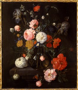Vase with Flowers by Cornelis de Heem