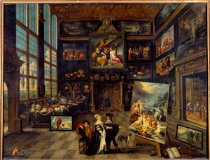 Interior View of a Gallery of Paintings and Works of Art