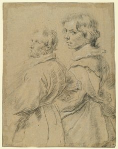 Study of an Older and a Younger Man by Cornelis de Vos