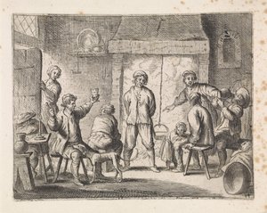 Peasants in an Inn by Cornelis de Wael