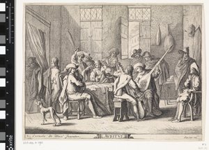 Hearing by Cornelis de Wael