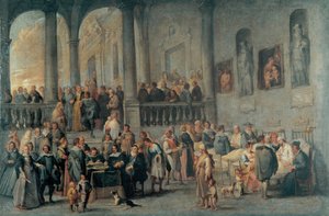 To Visit the Sick by Cornelis de Wael (1592-1667) by Cornelis de Wael