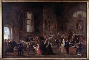 Works of Mercy: To Visit the Sick by Cornelis de Wael