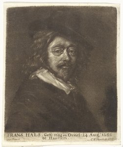 Portrait of Frans Hals with a Hat