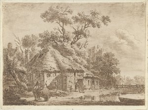 Farm by Cornelis van Noorde