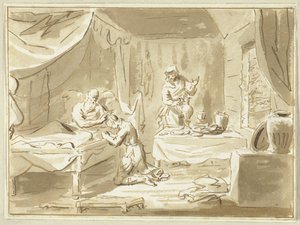 Jacob Receives the Blessing of Isaac by Cornelis van Noorde