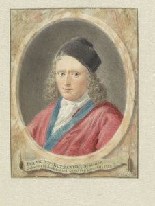 Portrait of Izaak Vogelensanck by Cornelis van Noorde