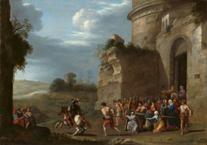 Christ Carrying the Cross by Cornelis van Poelenburch