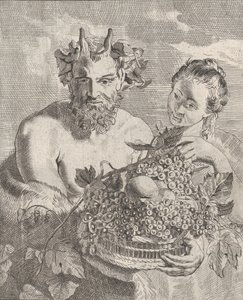 Satyr and Bacchante by Cornelis van Poelenburgh