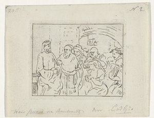 Christ and the Adulterous Woman by Cornelis van der Griendt