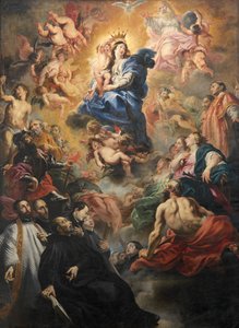 Coronation of the Virgin by Cornelius I Schut