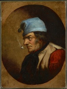 Habitant with Blue Tuque and Pipe, c.1855 by Cornelius Krieghoff