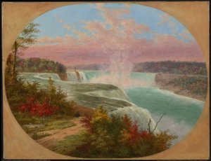 The Artist at Niagara by Cornelius Krieghoff