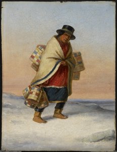 The Basket Seller by Cornelius Krieghoff