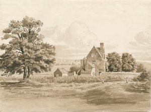 Tettenhall - Perton Hall by Cornelius Varley