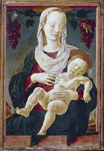 Madonna and Child, known as Our Lady of the Zodiac, c.1459-63 by Cosimo Tura