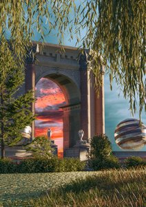 Grand Archway Sunset by CosmoZach