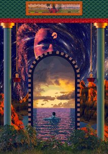 Mystical Sunset Portal