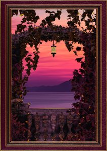 Romantic Sunset Arch