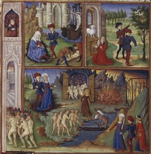 Illustration for the Epic The Aeneid by Virgil, 1450-1499 by Coëtivy Master
