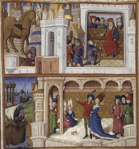 Illustration for the Epic The Aeneid by Virgil by Coëtivy Master