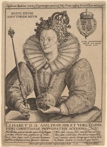 Elizabeth, Queen of England by Crispijn de Passe I