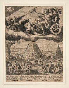 Jupiter, from the series Seven Planets by Crispijn de Passe the Elder