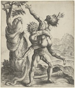 Hercules Wrestling with Antaeus