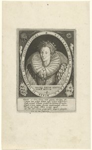 Portrait of Elizabeth I Tudor by Crispijn van de Passe (I)