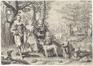 Portrait of Guy Michel Lejay and His Family