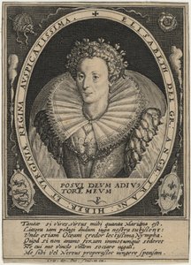Elizabeth, Queen of England by Crispijn van de Passe I