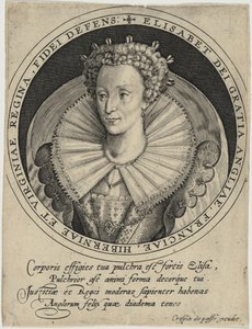 Elizabeth, Queen of England by Crispijn van de Passe I