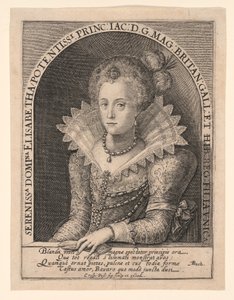 Princess Elizabeth Stuart by Crispijn van de Passe I
