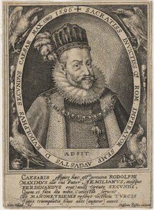 Rudolph II, Roman Emperor by Crispijn van de Passe I