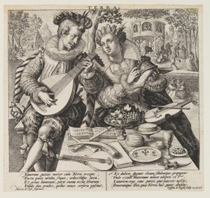 Terra (Earth), from The Elements by Crispijn van de Passe I