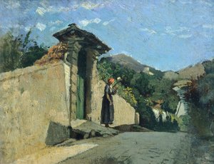 Study of landscape by Cristiano Banti