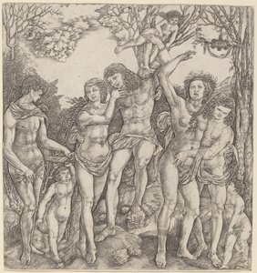 Allegory of Carnal Love by Cristofano Robetta