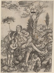 Allegory of Mother Earth by Cristofano Robetta