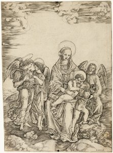The Virgin and Child with Saint John and Three Angels