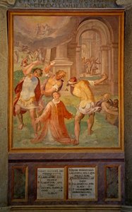 The Martyrdom of St Stephen by Cristoforo and Tempesta, Antonio Roncalli