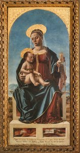 Madonna with Child by Cristoforo da Lendinara Canozzi or Canozi