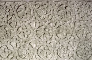 Detail from a carved screen, 9th-10th century by Croatian School